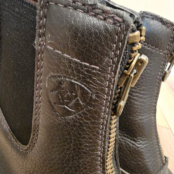 Heritage Breeze Brown Zip Paddock Boot Size 7.5 - Picture 4 of 9